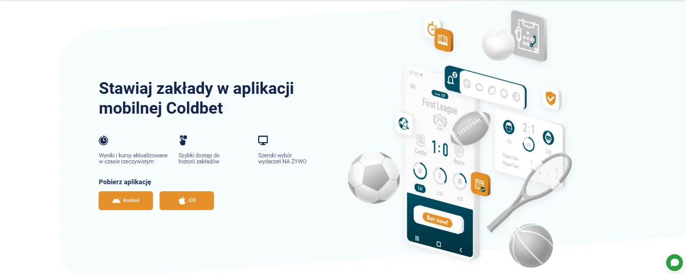 Strona pobierania aplikacji SpinBetter z linkami na Android i iOS